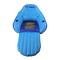 Solstice 67" Blue Inflatable Convertible Floating Pool Lounger with Mesh Seat